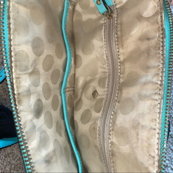 kate spade cedar street maise leather crossbody purse satchel robins egg blue - Picture 5 of 6